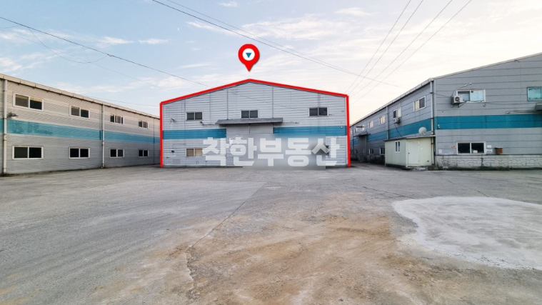 경기 화성만세구 양감면 사창리 4동 공장 311평, 전기 50kw, 6M도로, 공실 월세 매물번호 10019 사진 1